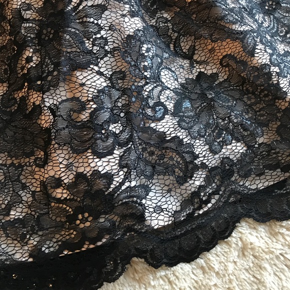 🥂MODA International Black Lace Cocktail Dress🔥 - Picture 3 of 5